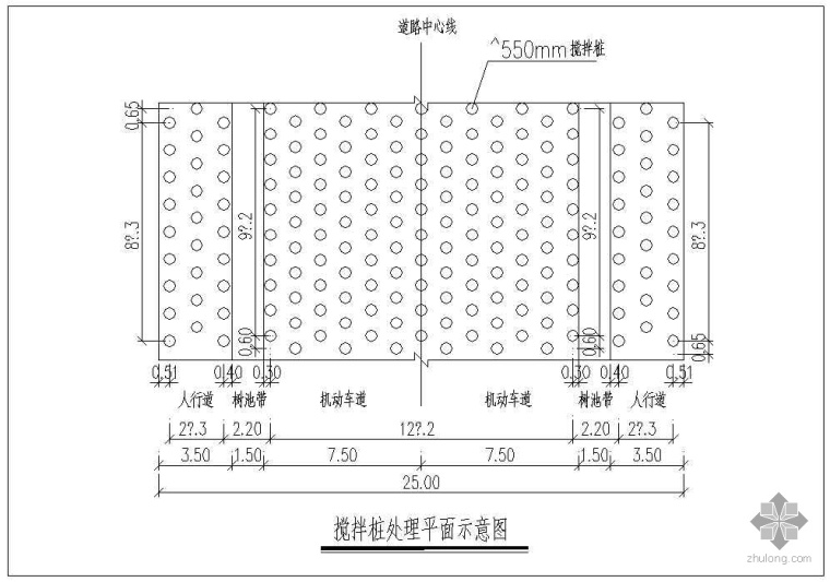 深圳市某市政工程道路竣工图