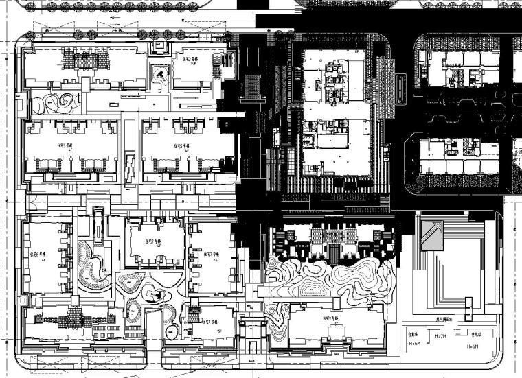 [上海]创智天地居住办公区景观设计施工图设计（CAD）