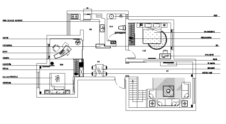 希腊爱琴海风格二层别墅设计施工图（附效果图）