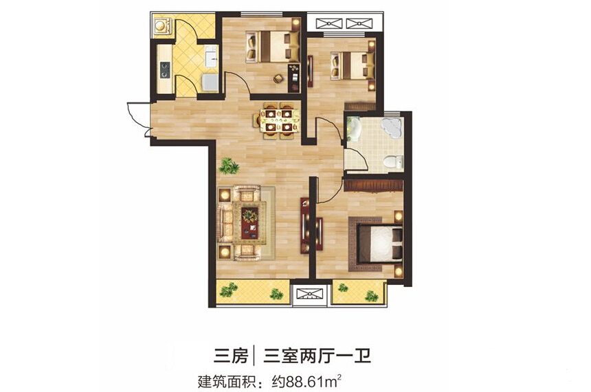 70平方小户型九游体育实例_40平方小户型九游体育阁楼图_88平方老户型九游体育效果图