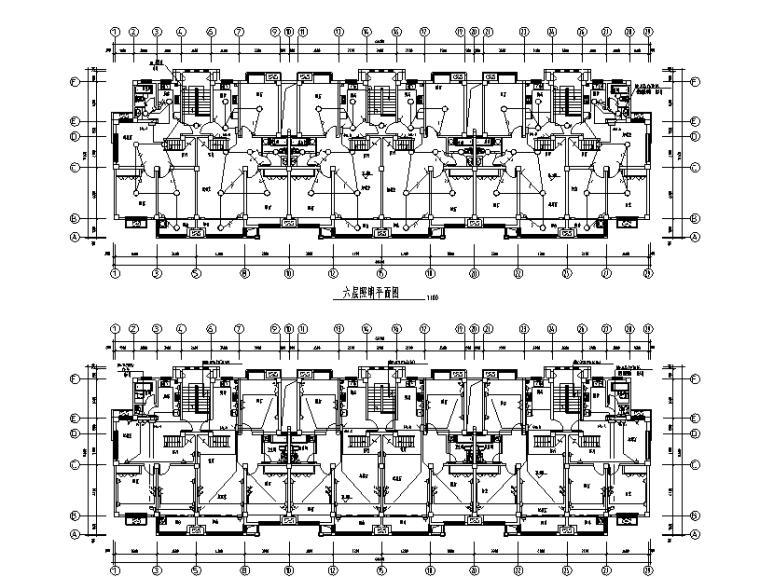 江苏6层住宅楼建筑水电图纸（含安装工程预算书）