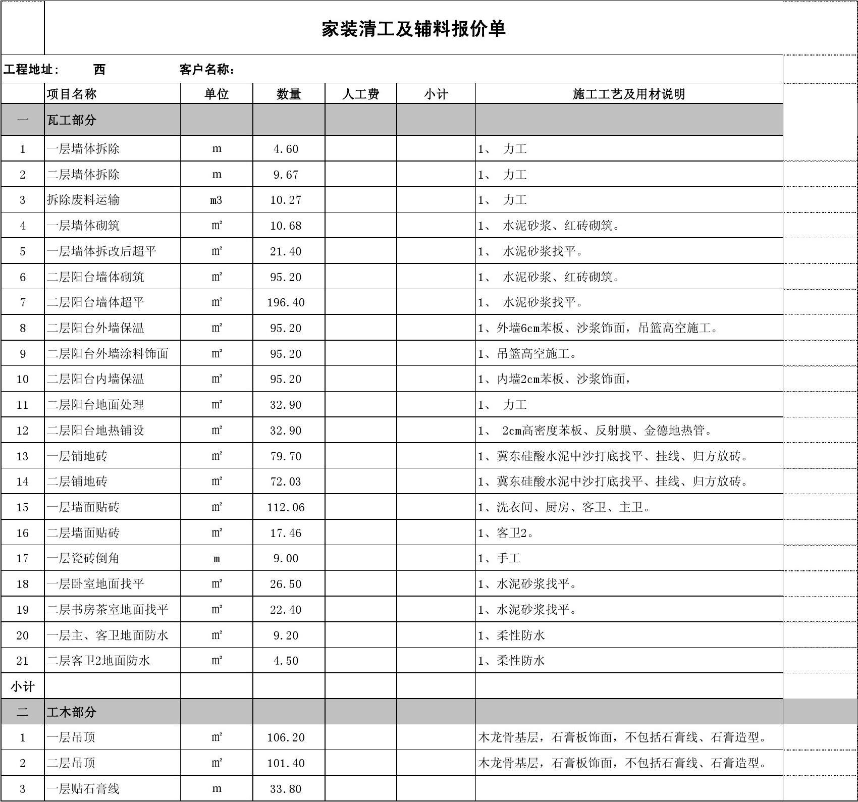 轻工辅料九游体育主材清单_九游体育 防水 材料_九游体育包清工辅料含防水材料吗