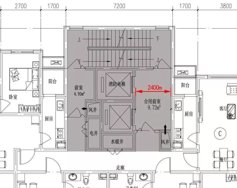 新消规后，住宅交通核的几种布置方式！！