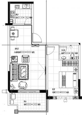 50平米户型九游体育 50平米户型九游体育效果图