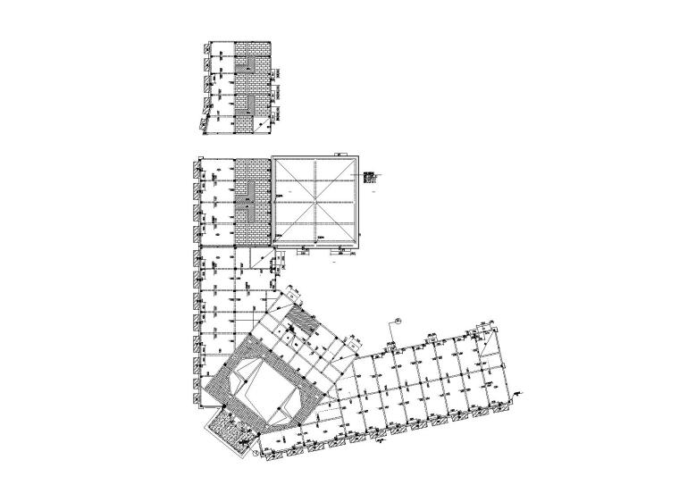 3层（局部4层）框架结构商业用房施工图（建筑结构水电，2015）