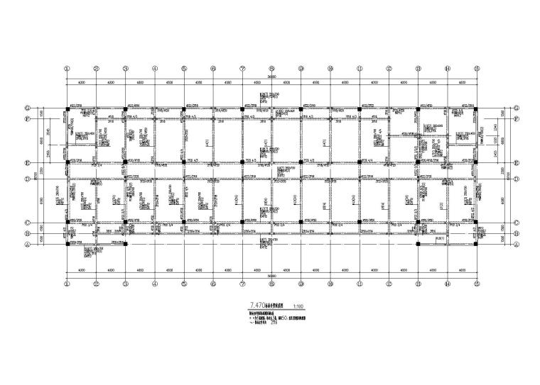 4层钢混框架结构办公楼全套施工图（建筑结构水电）