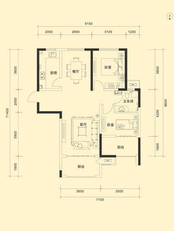 九游体育施工户型图_h户型图九游体育效果图_小户型九游体育样板图