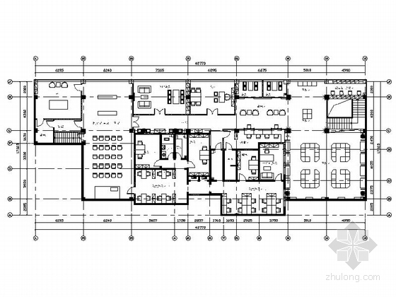 [杭州]精品设计新中式风格典当行CAD九游体育施工图（含效果及物料表）