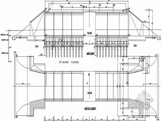 新建铁路人行地道涵竣工图CAD