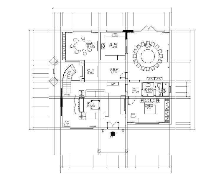 中式园林风格九游体育_别墅中式九游体育风格施工图_中式别墅风格九游体育