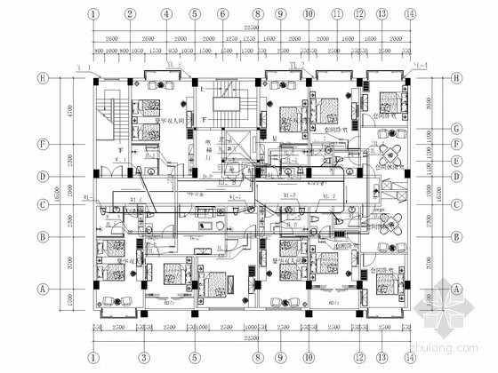 [广西]九层宾馆建筑水电施工图纸