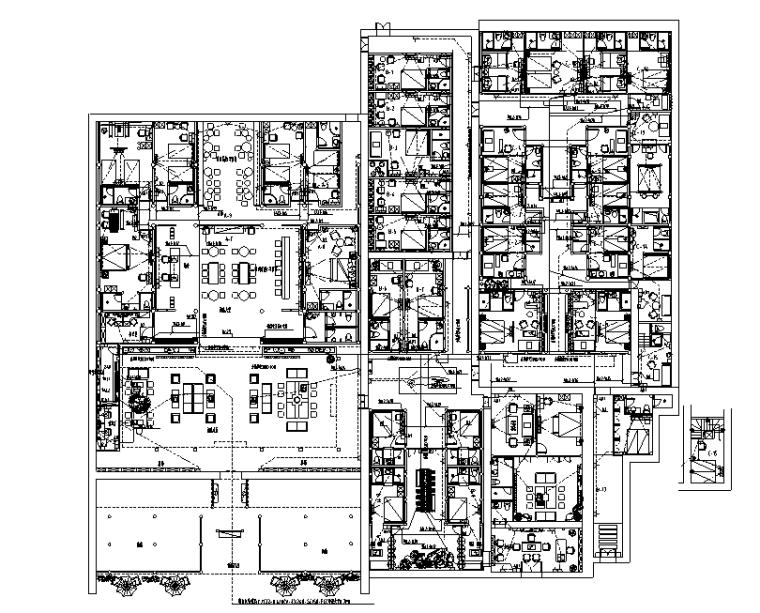 民宿酒店丨效果图+施工图+水电消防图