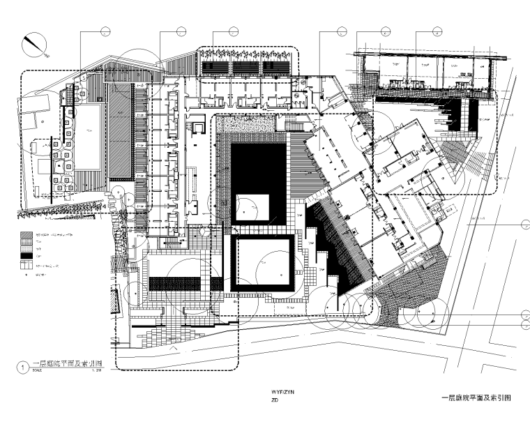 [浙江]杭州九里云松居住区CAD施工图-张唐（含水电结构+实景+方案）