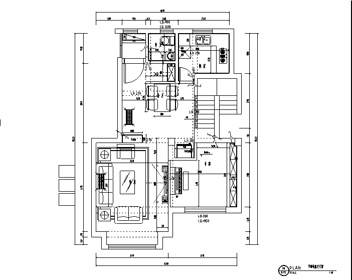 御龙墅春华秋实别墅设计施工图（附效果图）