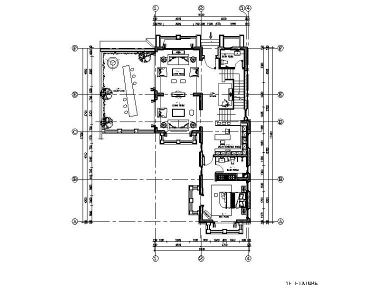 [海口]南加州风别墅精装样板间设计施工图（含效果图、软装方案）