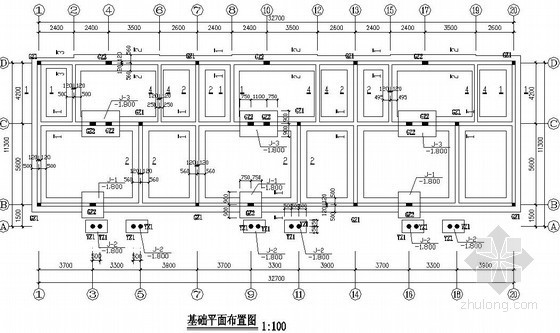 砖混结构农村自建二层小别墅结构施工图