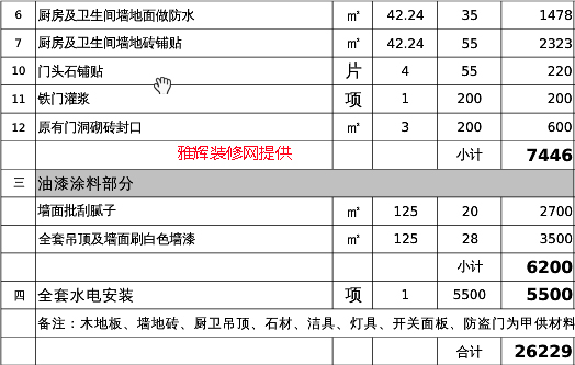 太原老房九游体育报价单