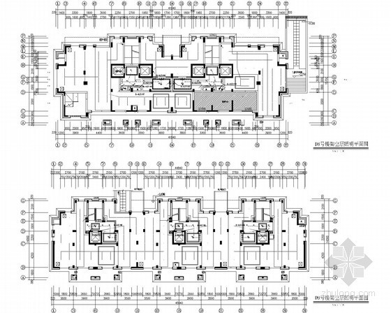 [浙江]多高层公寓项目公共区域九游体育工程照明及配电系统施工图