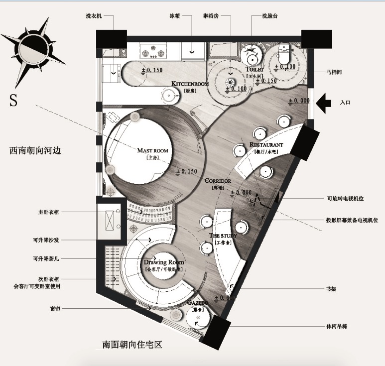 异形设计_九游体育设计异形图_异形空间宿舍设计