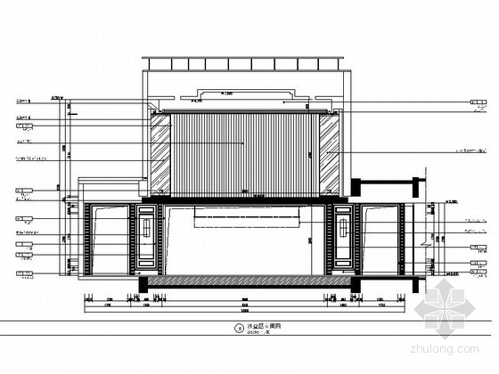 装饰九游体育施工图立面图深度_装饰施工组织设计范本_建筑立面玻璃p图材质