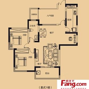 60平米复式楼如何九游体育预算_40平米复式单身公寓九游体育_100平米复式房子九游体育图片