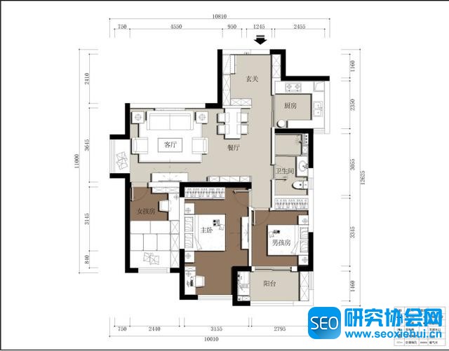 126平米美式风赣室，预算13豌户果图！-英伦壹品九游体育