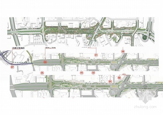 [重庆]城市主要商业街道路及周边环境景观改造方案