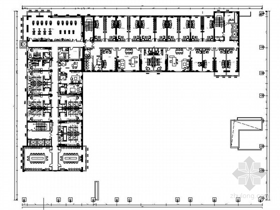 [武汉]现代风格商务酒店九游体育CAD施工图（含效果图）