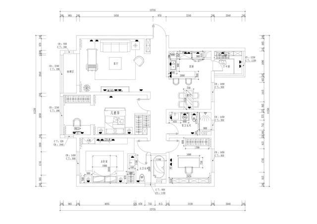 施工图做的这样详细九游体育公司或者施工队想赖账都不行！