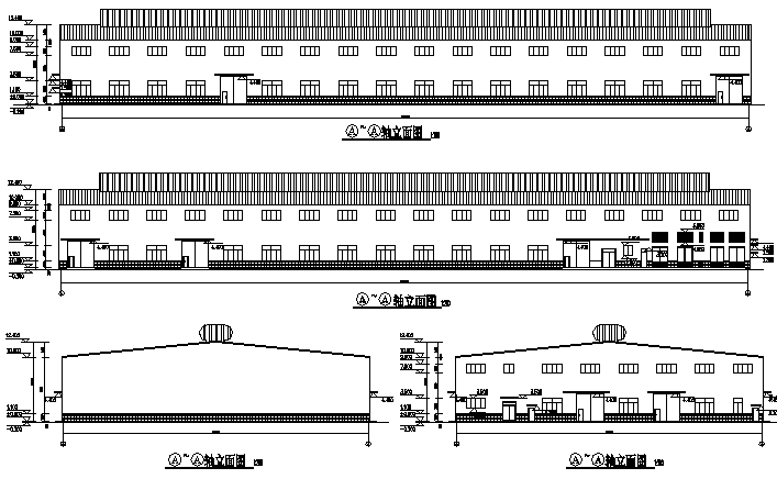 福建细木工板车间单层门式刚架结构施工图