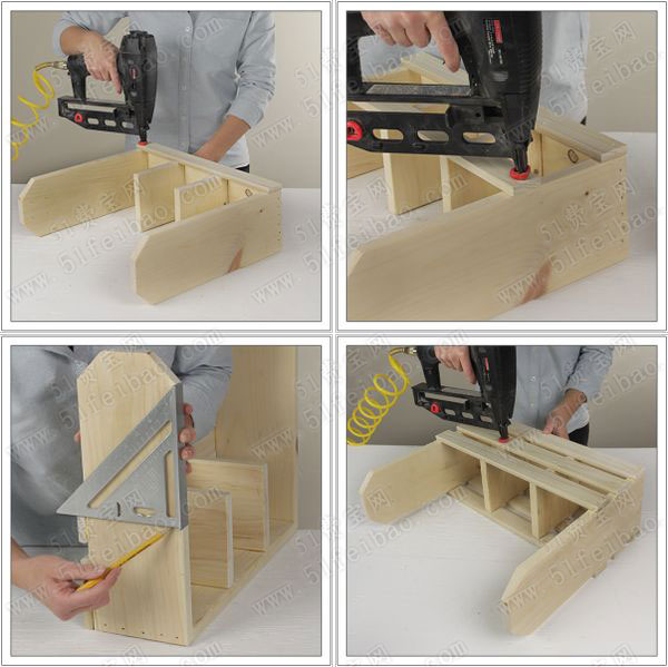 自己做木工家具：diy自制酒架教程