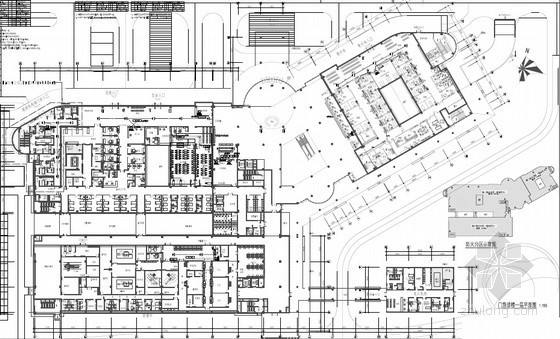 [广东]三级甲等中医院新院弱电智能化全套施工图192张（含各个系统图 大样图 平面图 甲级设计院）