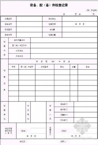 陕西省公路建设通用表格-质量检验表