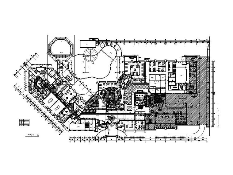 [江苏]全套高端酒店设计CAD施工图（含实景图）