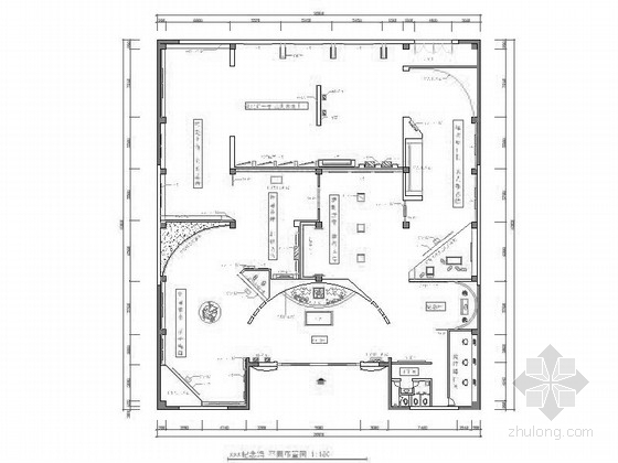 [毕业设计]某展览纪念馆室内设计施工图（含效果）