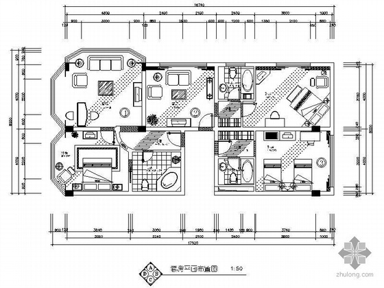 某大酒店套房九游体育设计图