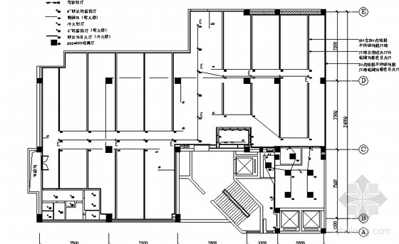 某网吧电气施工平面布置图