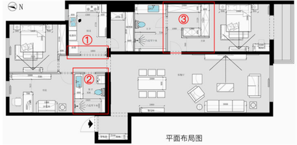 改造后户型图