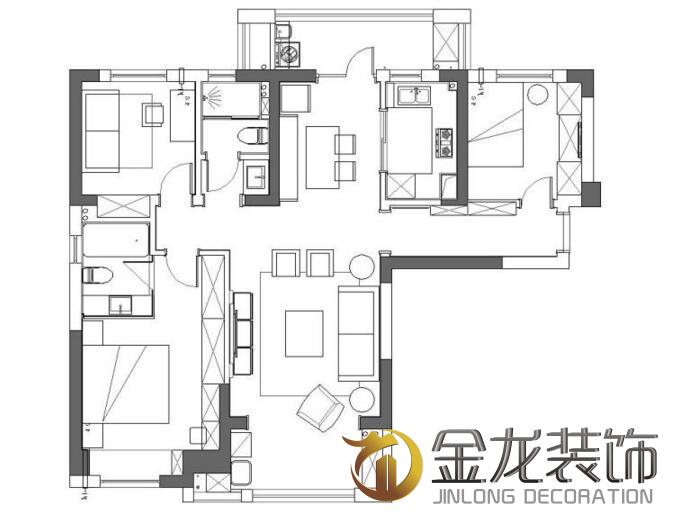 住宅精九游体育施工平面布置图_全能住宅改造王平面_高层住宅窗户施工