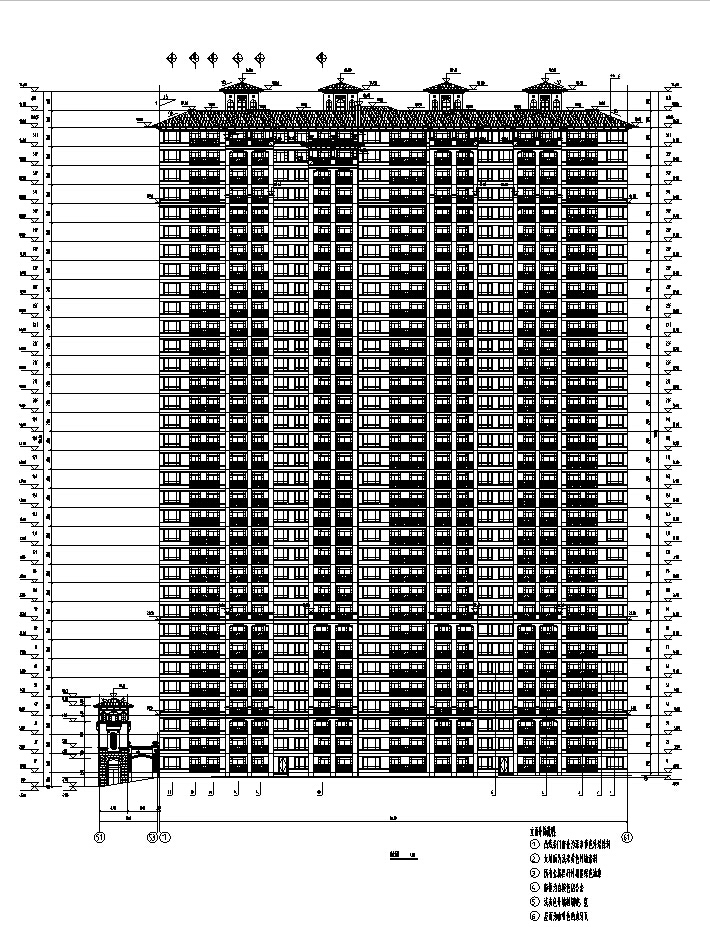 [江苏]17年最新高层住宅及独栋别墅、地下车库建筑施工图