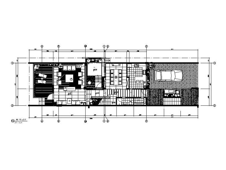 [重庆]空中花园别墅施工图（含效果图）