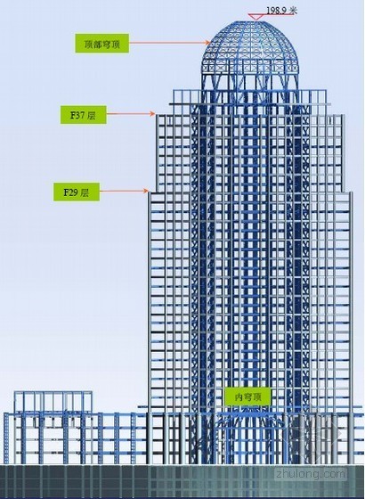 [上海]金融大厦钢结构施工组织设计（钢框架、中建）