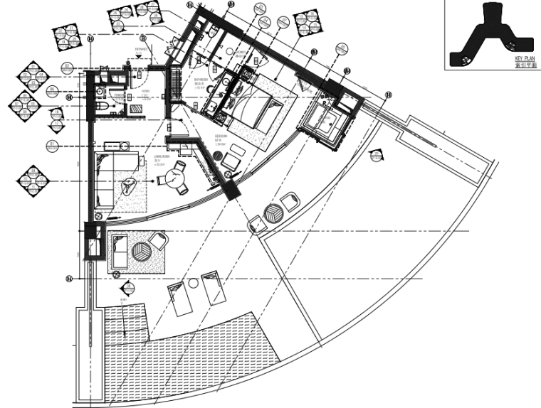 [海南]AB Concept-三亚瑰丽酒店室内九游体育施工图+方案+效果图