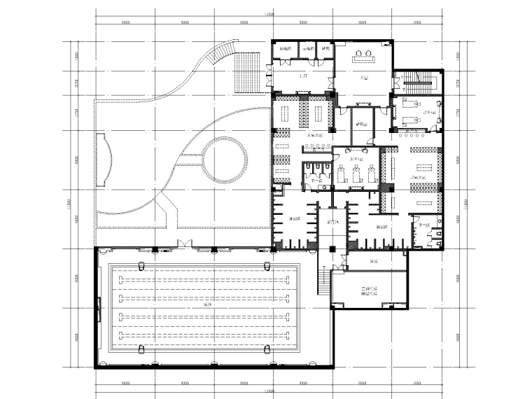 黄山翡翠湖碧水苑会所室内九游体育施工图+物料