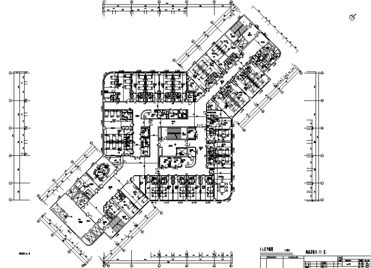 南京某大型医院室内平面九游体育设计施工图（57张）