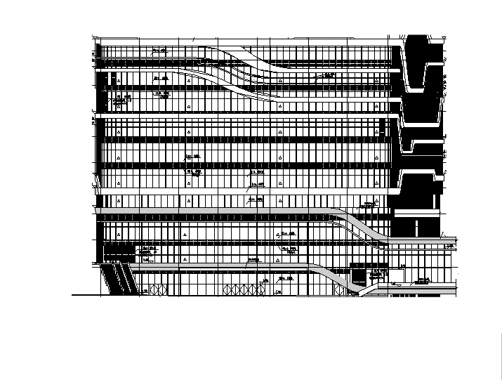 [重庆]恒大商业综合体建筑施工图（含水暖电图纸）