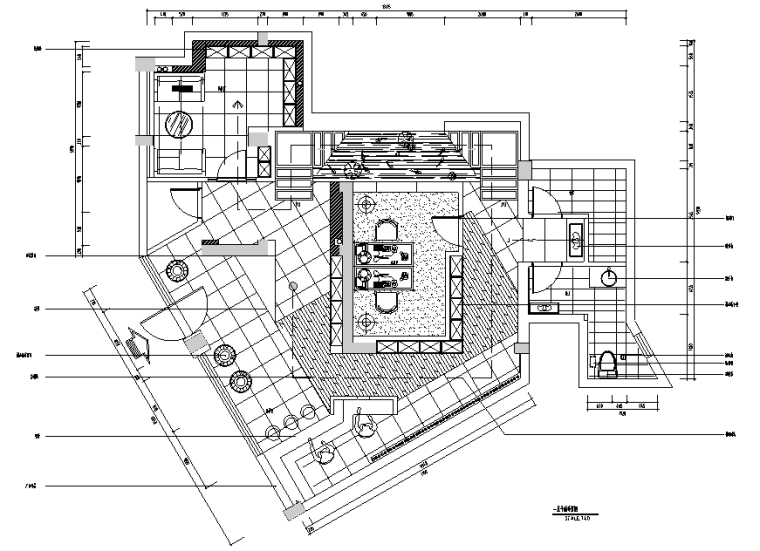 混搭风格酩汇酒庄空间设计施工图（附效果图）