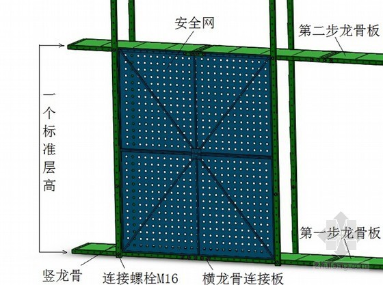 商业办公楼自升式升降平台技术交底(附图)