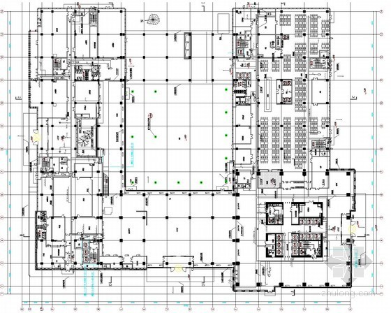 [天津]研发基地弱电智能化施工图124张（系统全面 公司 研究院 办公楼）