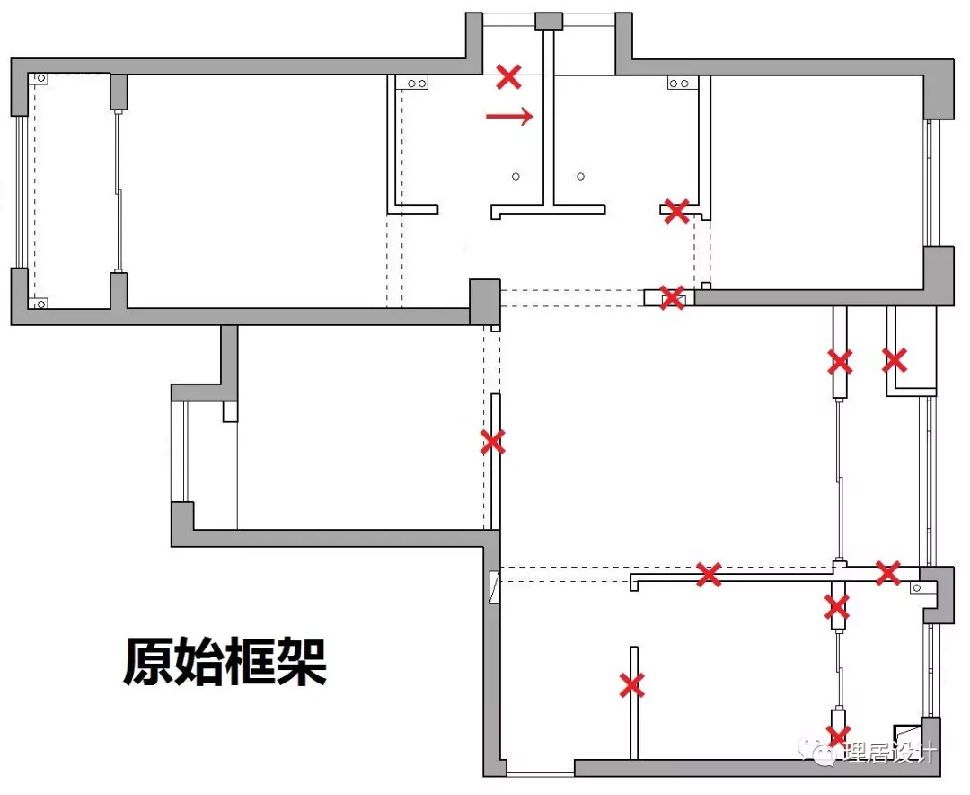 3㎡的厨房放餐桌？客+餐+厨+书房全开放，小家变大一倍